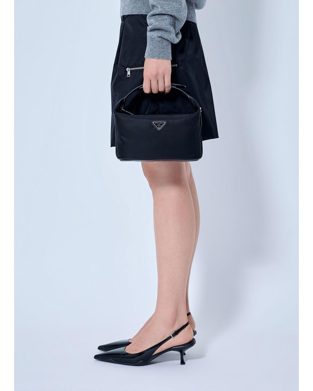 Prada Blue Chérie Re-Nylon Mini Bag