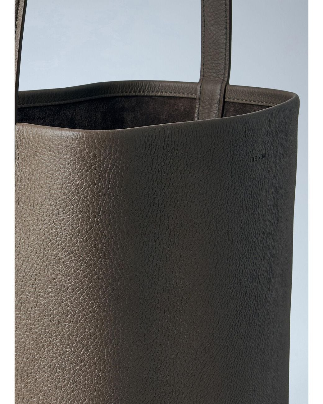 The Row Gray Medium N/S Park Tote Bag