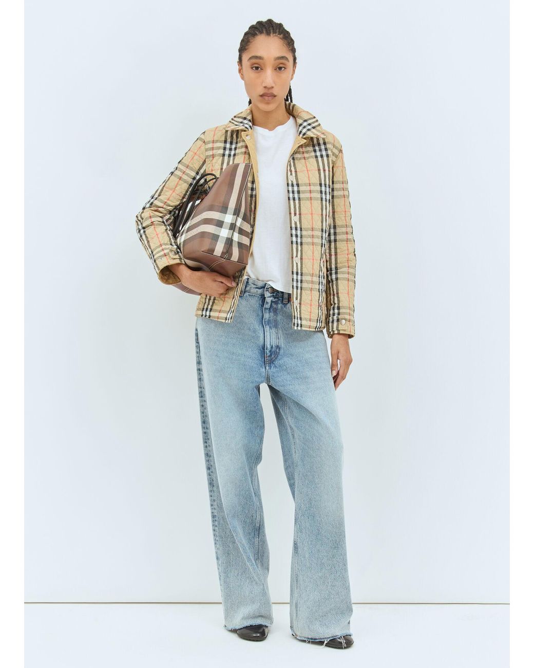 Burberry Natural Reversible Quilted Nylon Jacket