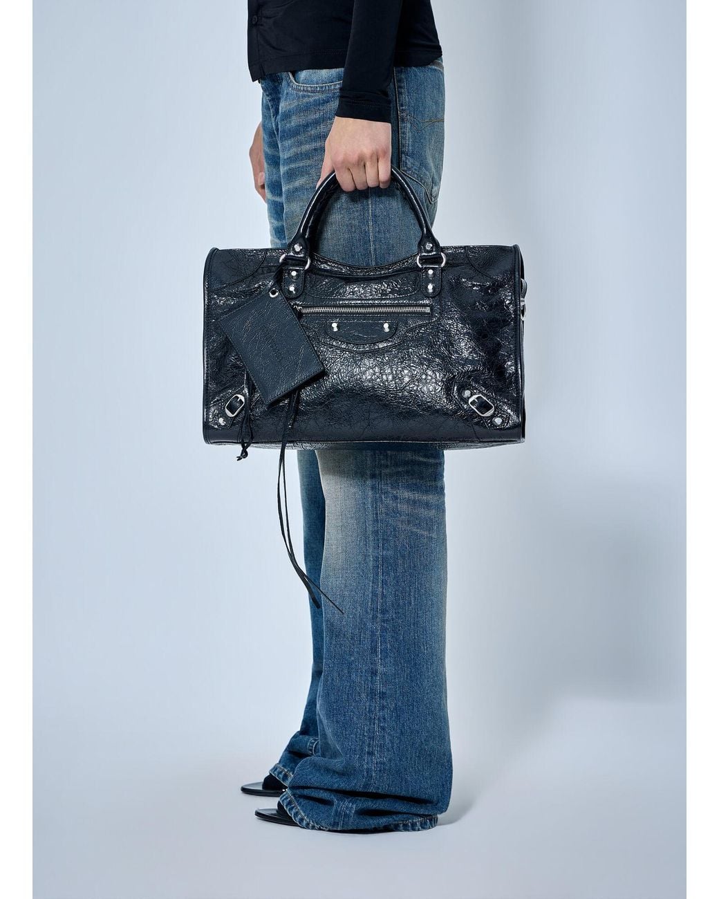 Balenciaga Blue Le City Bag Medium