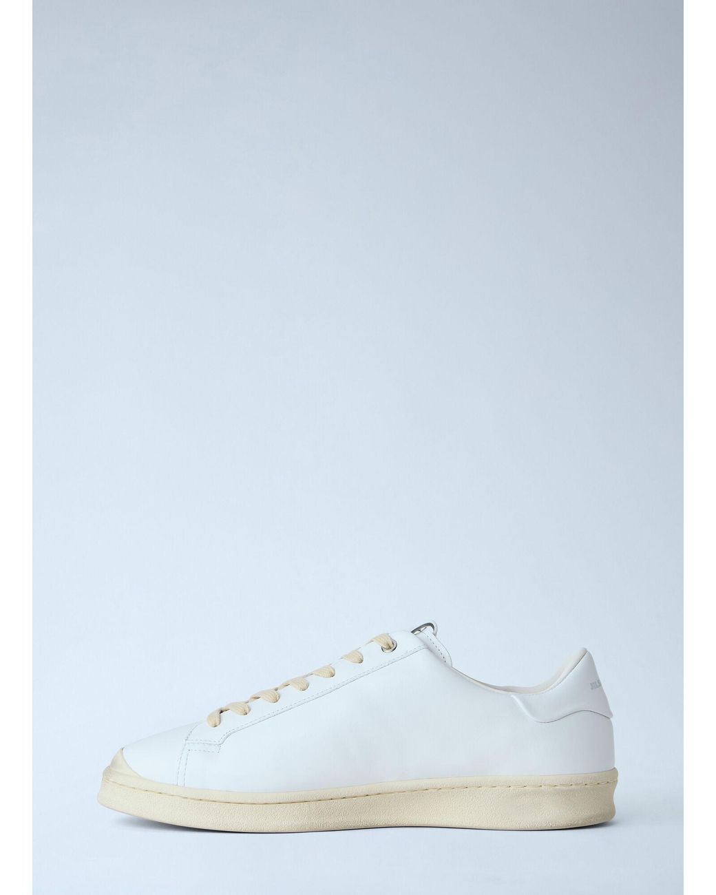 Jil Sander Blue Leather Sports Sneakers for men