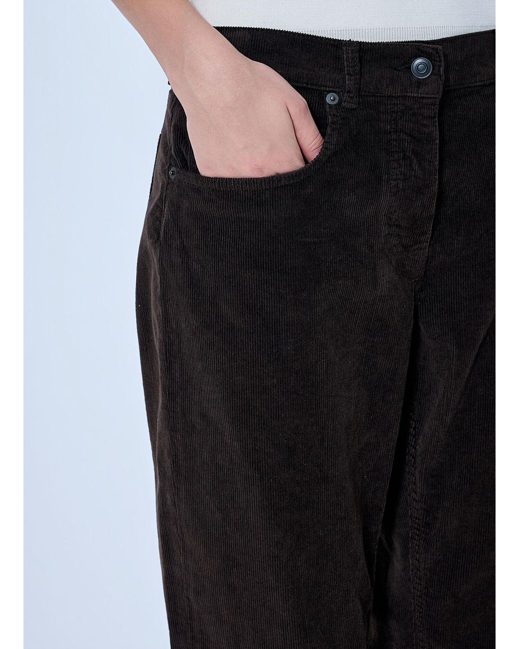 The Row Black Frava Cotton-corduroy Mid-rise Straight-leg Pants