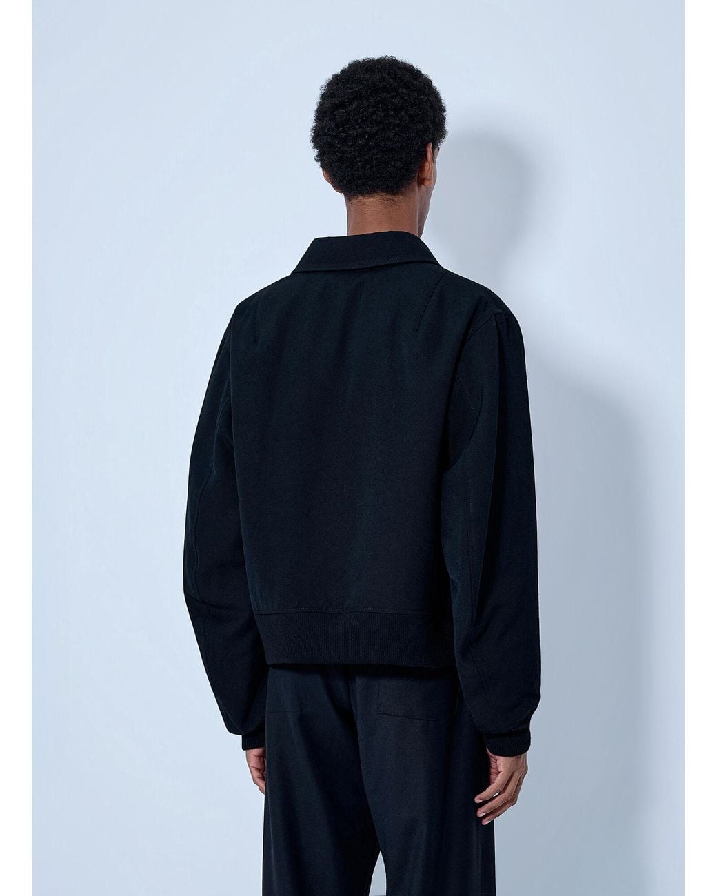 Yohji Yamamoto Blue Flight Jacket for men