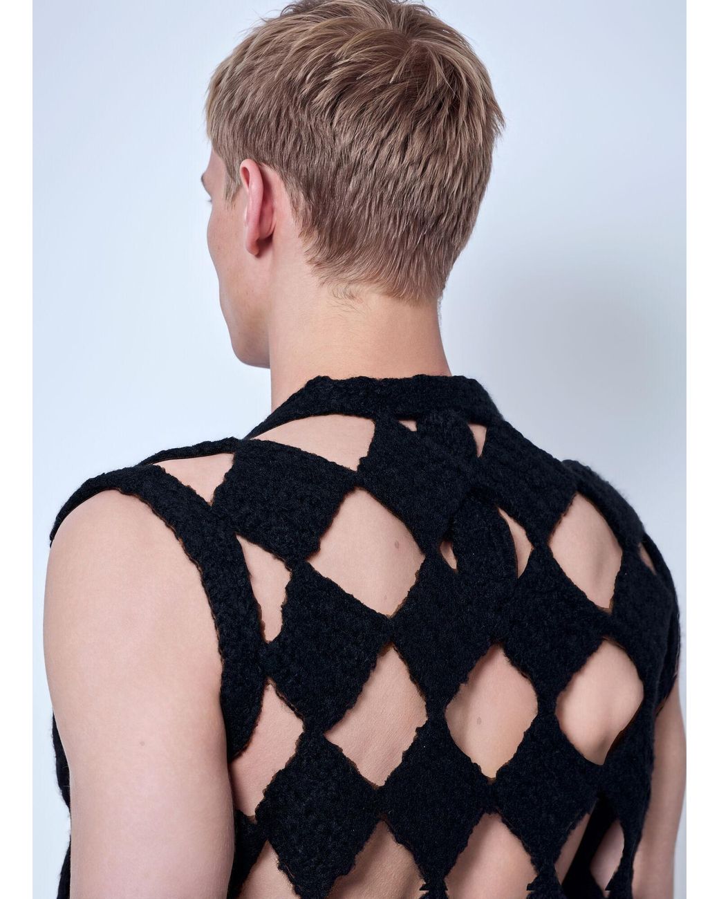 Rick Owens Blue Sarutanya Tank Top for men