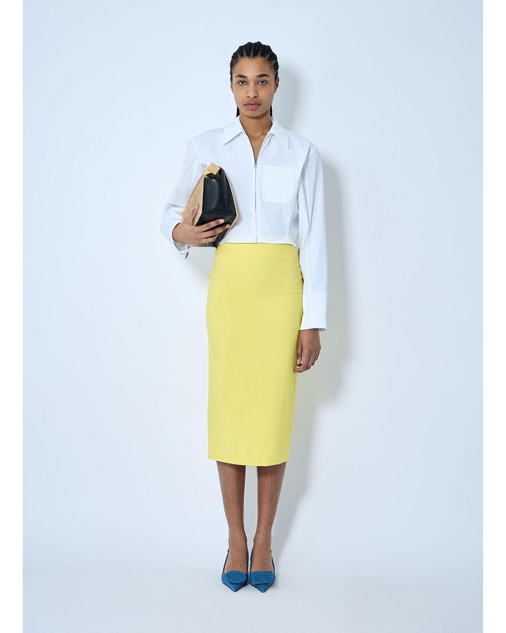 スカート Jacquemus Sablier Skirt JACQUEMUS Sablier draped crepe-jersey midi skirt | NET-A-PORTER