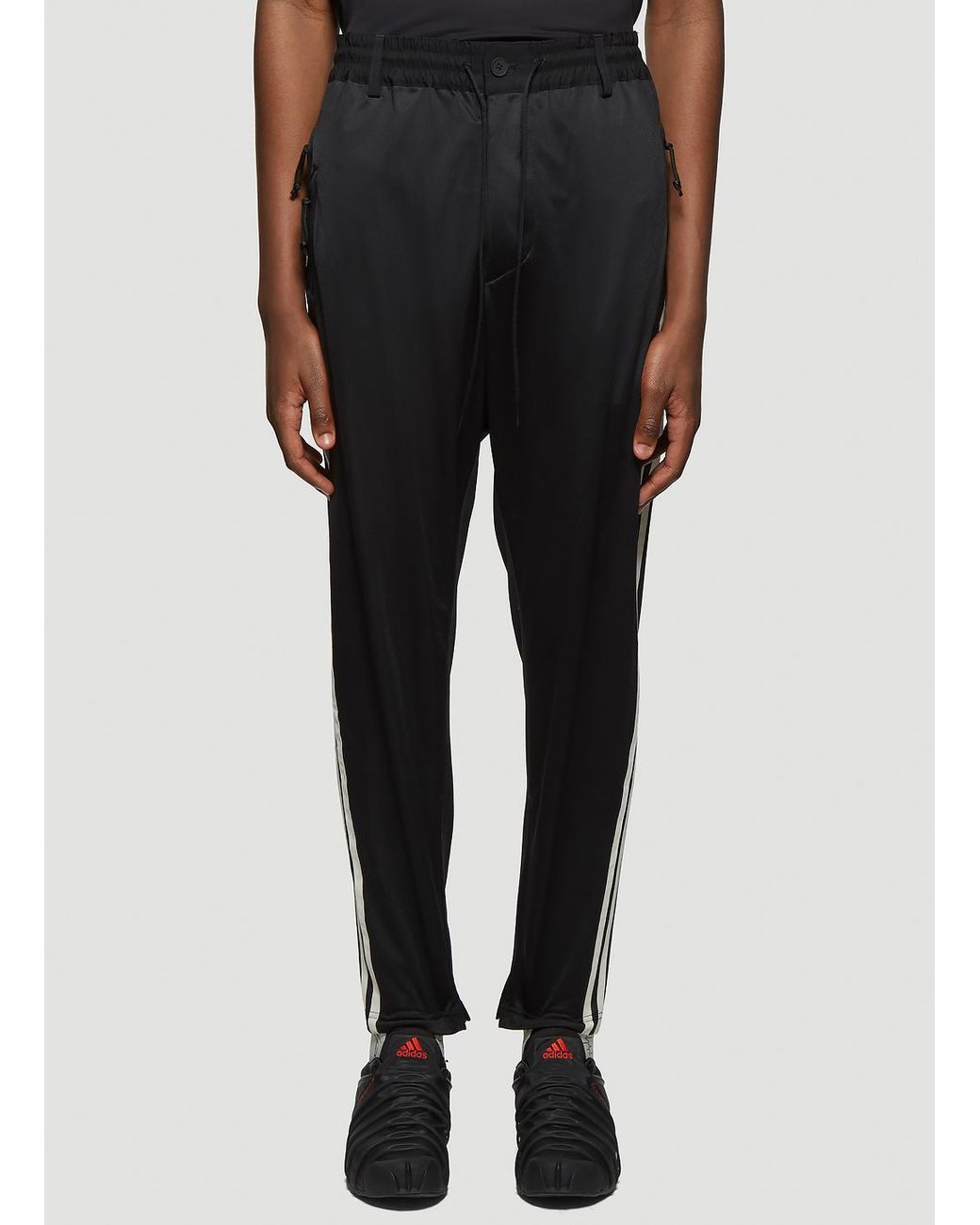 Y-3 Synthetic M3 Stp Stirrup Track Pants In Black for Men - Lyst