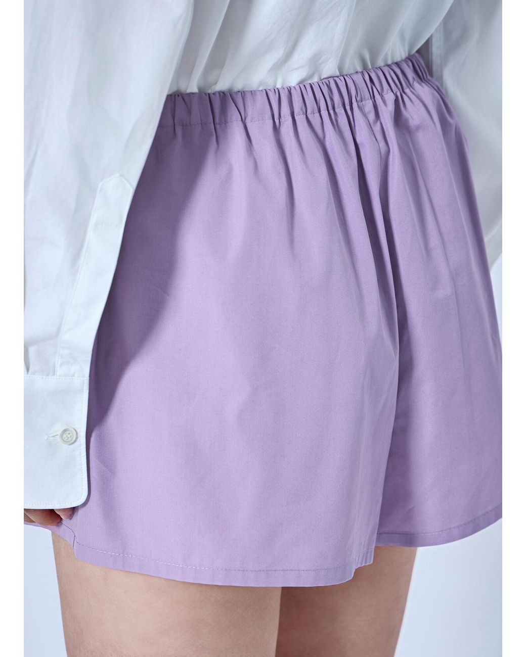 Prada Blue Elasticated Waist Utility Shorts