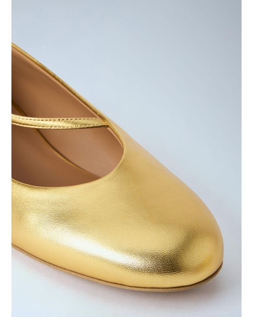 Jil Sander Metallic Elyss Ballerina Flats