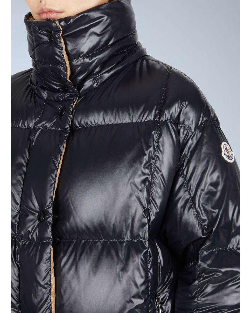 Moncler Gray Parana Short Down Jacket