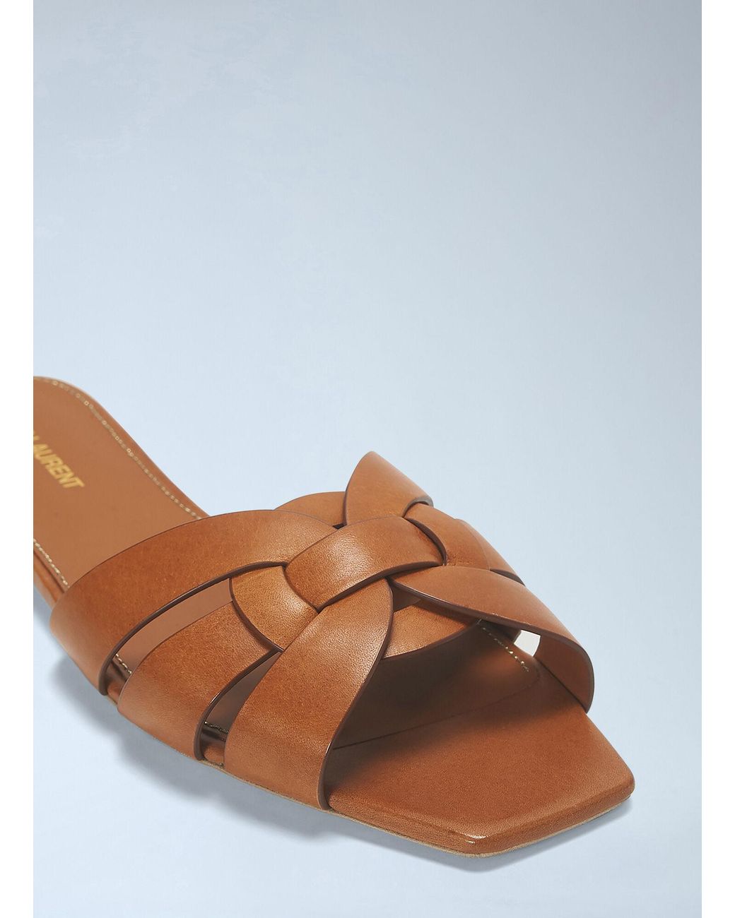 Saint Laurent Blue Tribute Sandals