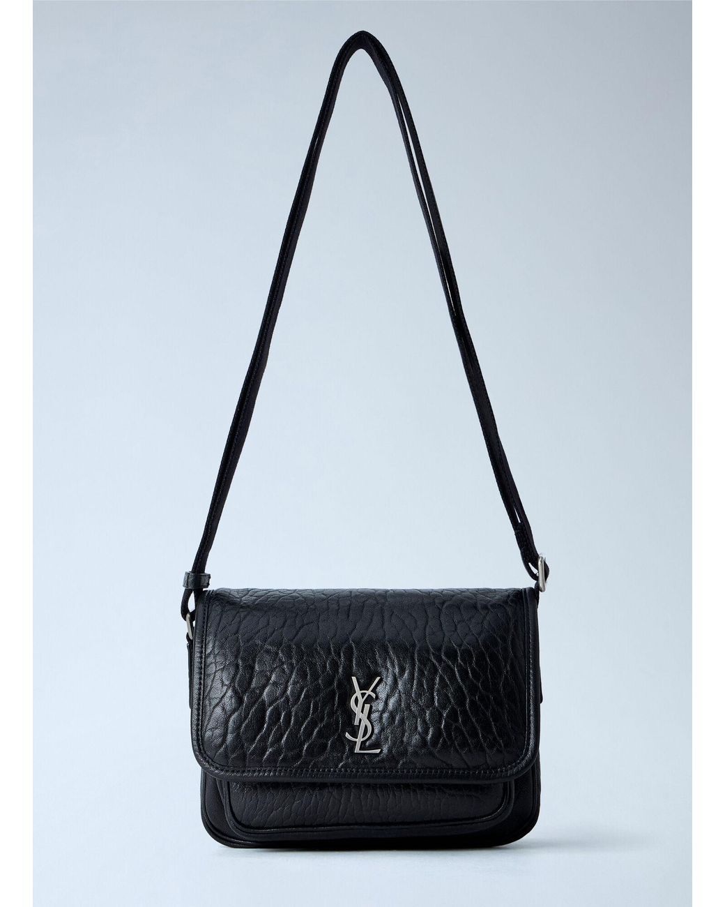 Saint Laurent Black Niki Small Messenger Bag for men