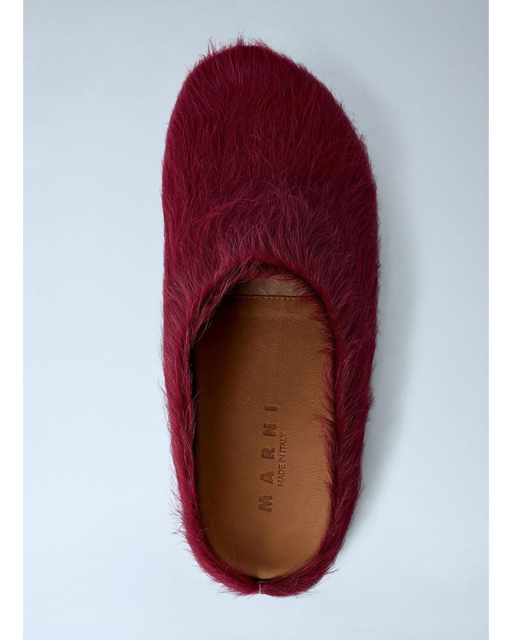 Marni Red Fussbett Mules for men