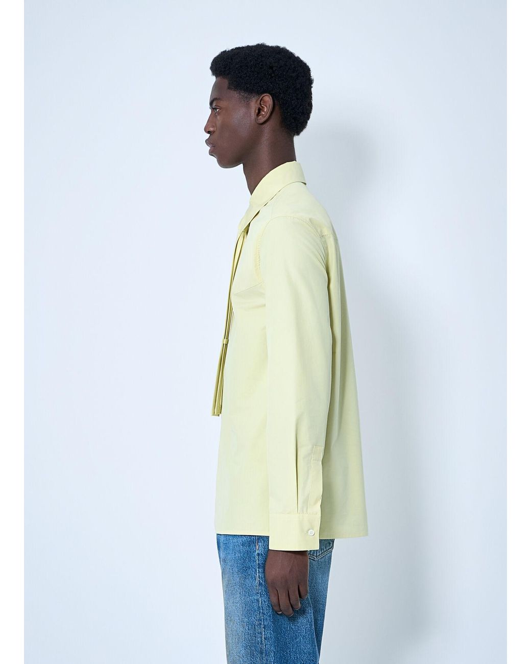 Jil Sander White Classic Shirt With Tie for men