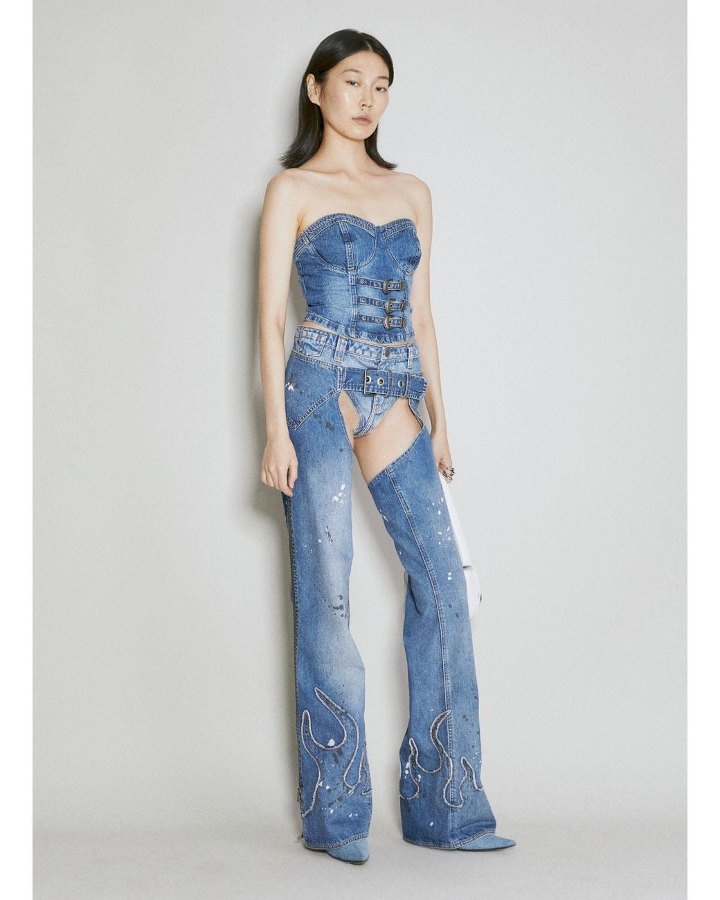 Guess Blue Micro Denim Shorts