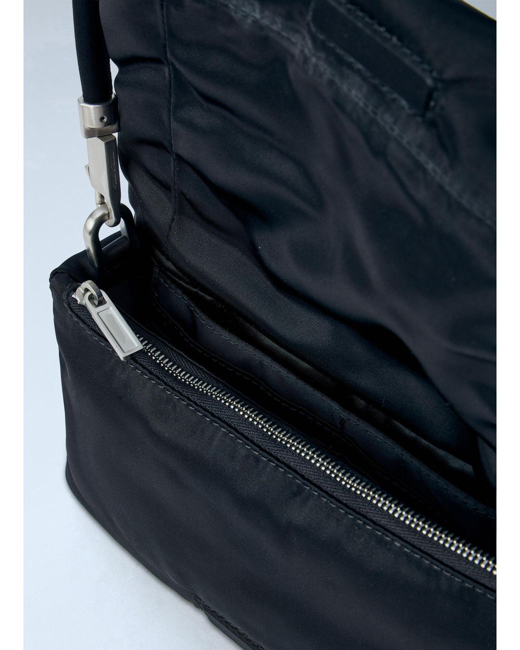 Rick Owens Blue Shoulder Pillow Griffin Bag