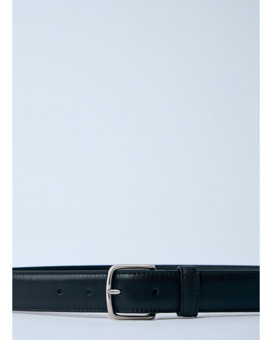 The Row Black Classic Leather Belt
