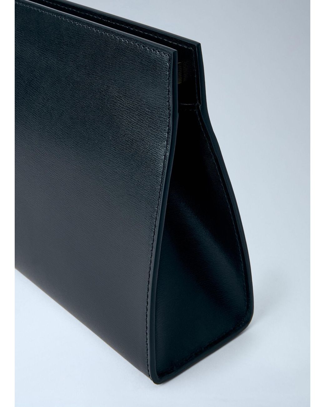 Jacquemus Blue Le Salon Leather Shoulder Bag