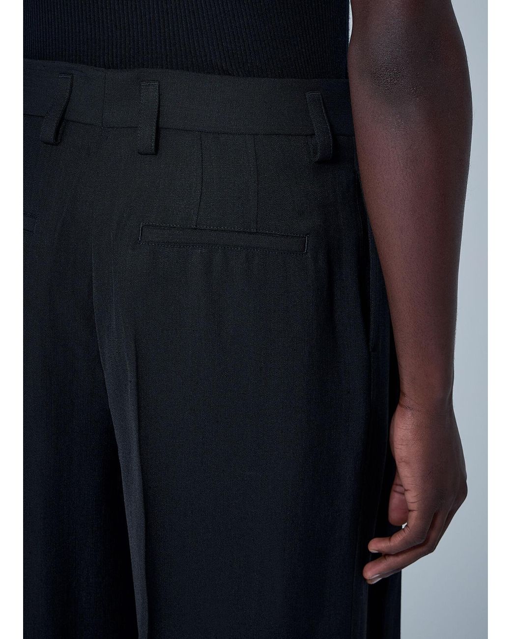Jil Sander Blue Tailored Wool Pants for men