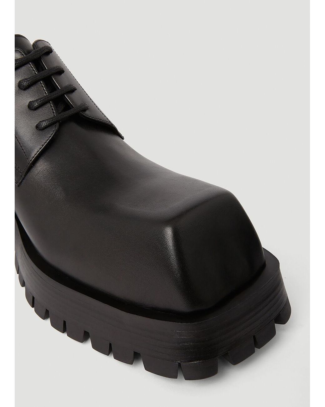 Balenciaga Trooper Derby Shoes in Black for Men | Lyst Australia