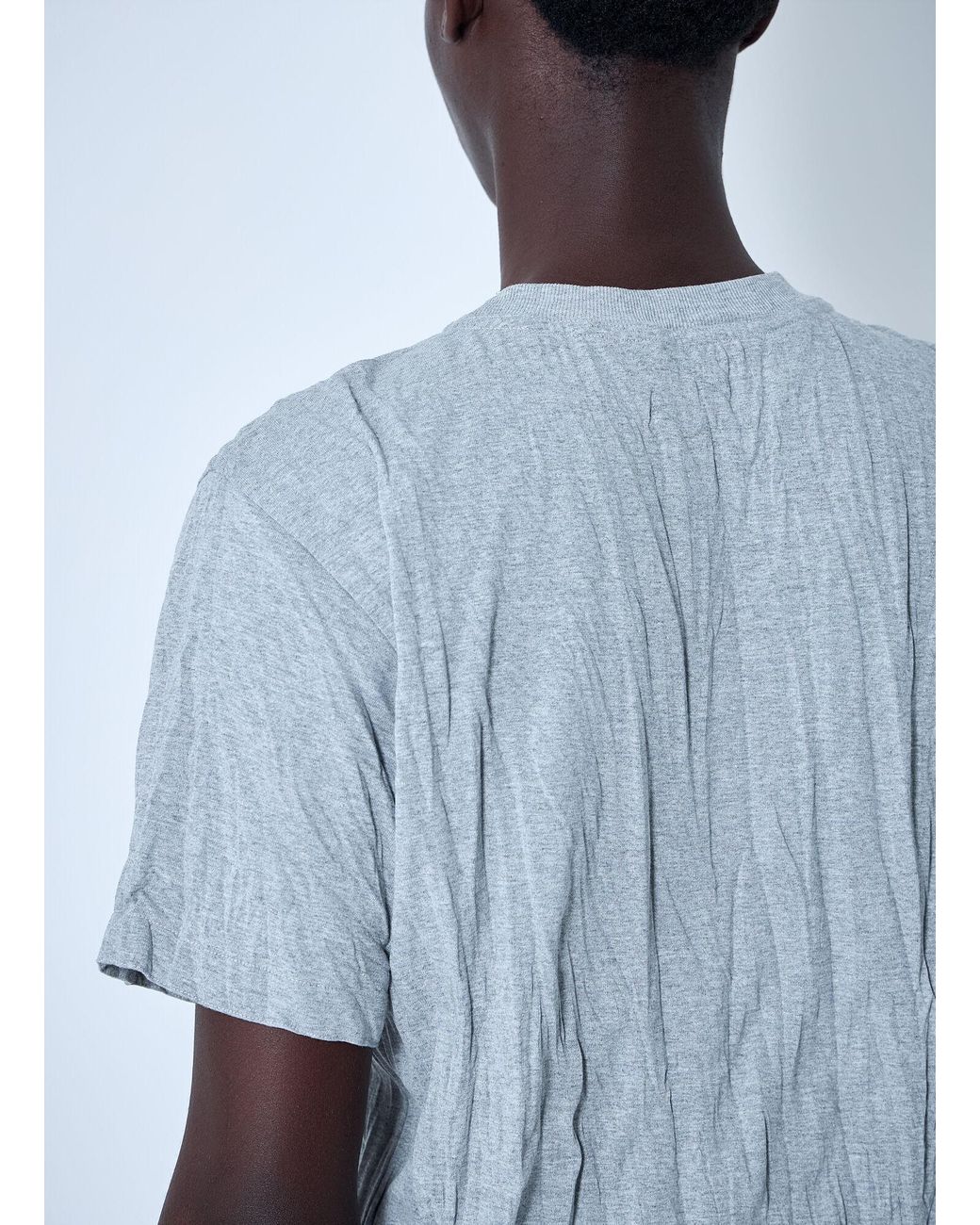 Bottega Veneta Crushed Sisi T-Shirt in Blue for Men | Lyst UK