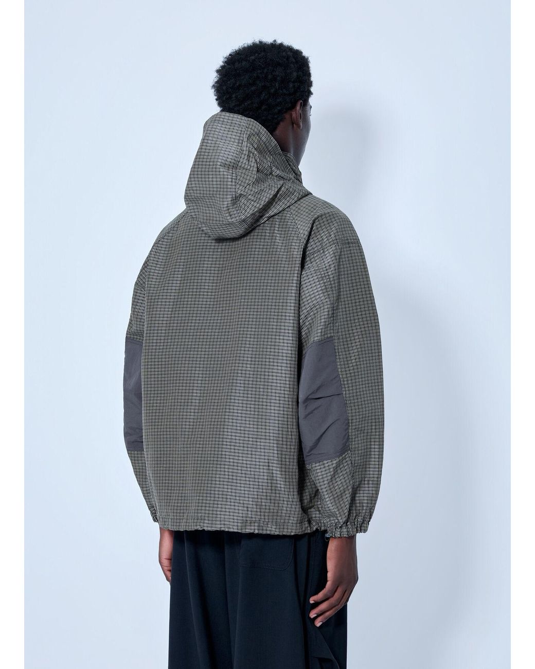 Comme des Garçons Gray Lightweight Plaid Jacket for men