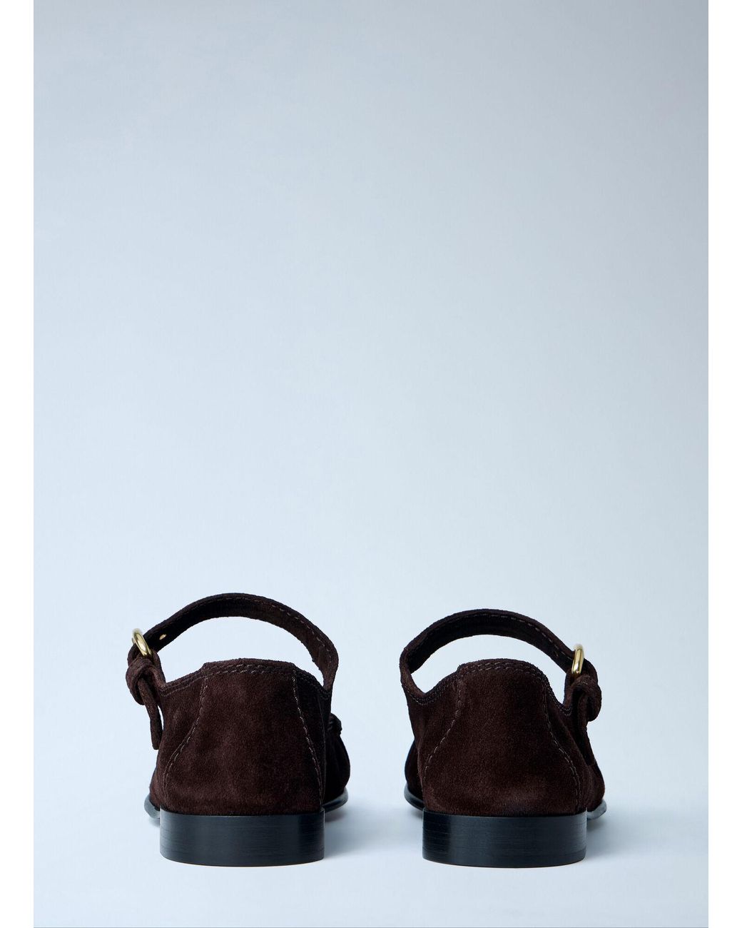 Miu Miu White Suede Mary Jane Loafers