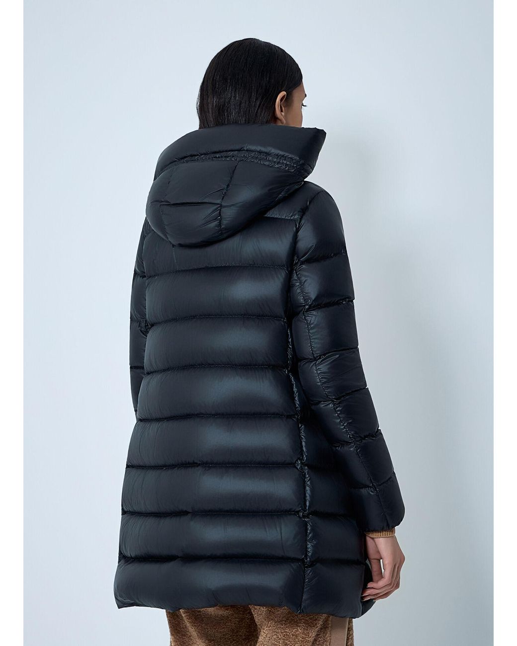 Moncler Blue Suyenne Hooded Down Jacket