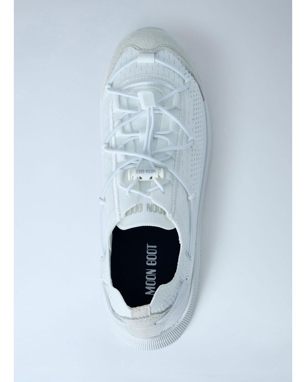 Moon Boot Blue Mb Moonlight Mesh Panel Sneakers