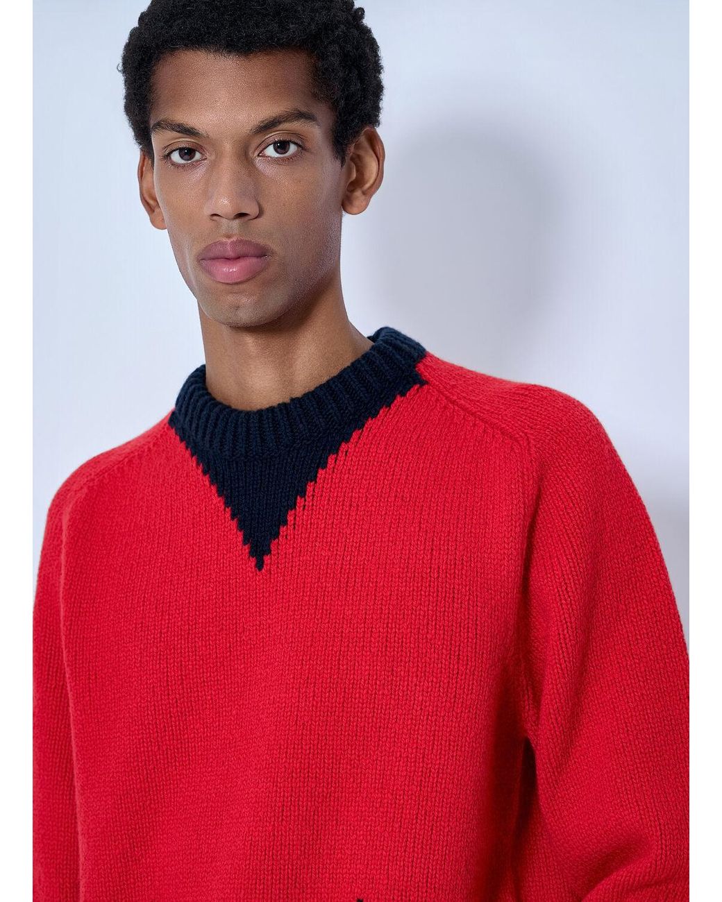 Marni Red Roundneck Sweater for men