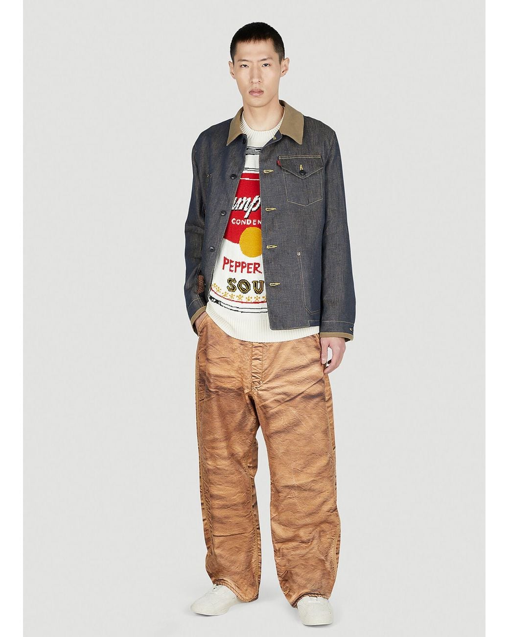 Junya Watanabe White Soup Andy Warhol Sweater for men