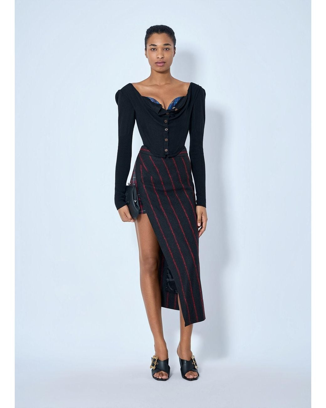 Vivienne Westwood Black Bea Corset Cardi