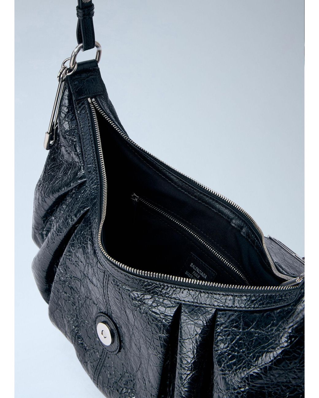 Balenciaga Black Pamela Shoulder Bag Medium