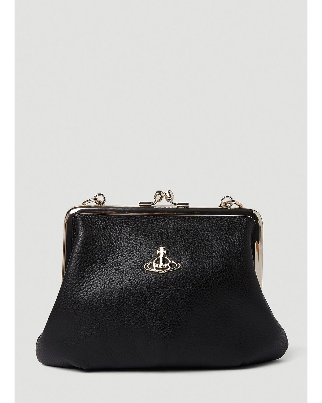 Vivienne Westwood Granny Frame Clutch Bag in Black Lyst