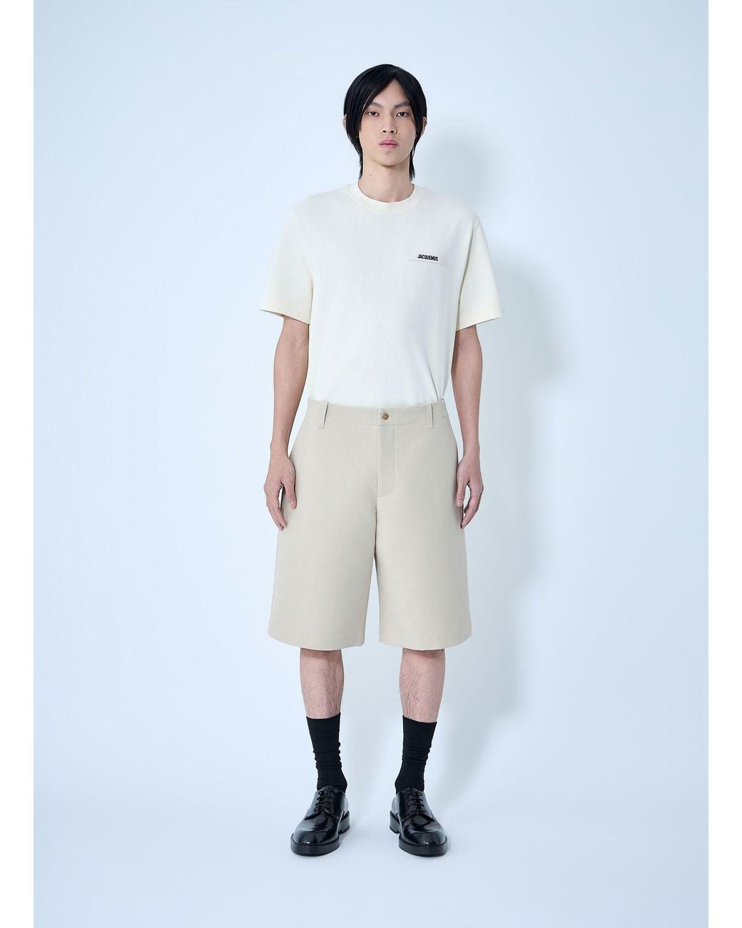 Jacquemus Natural Le Short Camargue for men