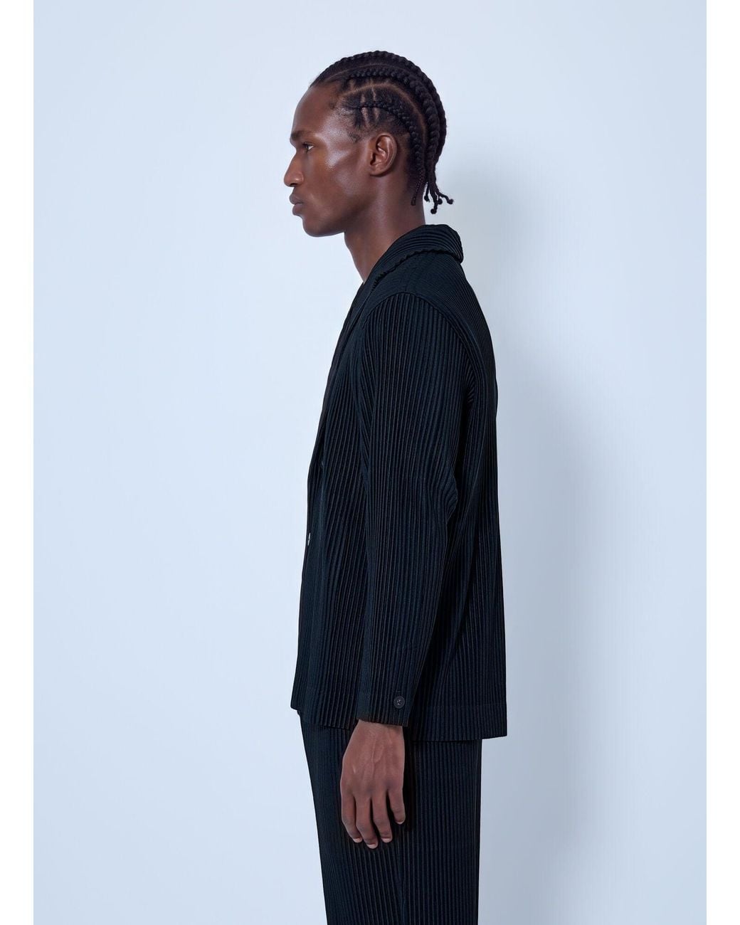 Homme Plissé Issey Miyake Blue Basics Jackets for men