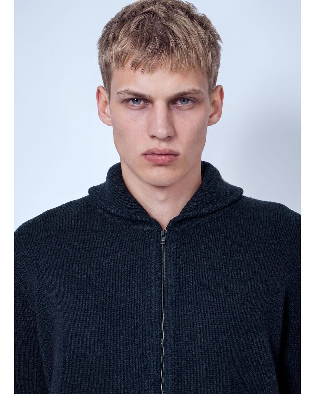 The Row Blue Buffalo Wool, Silk And Cashmere Cardigan for men