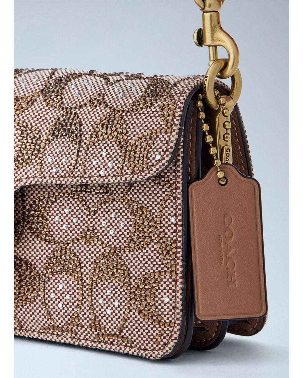 COACH Gray Soft Tabby Shoulder Bag 20
