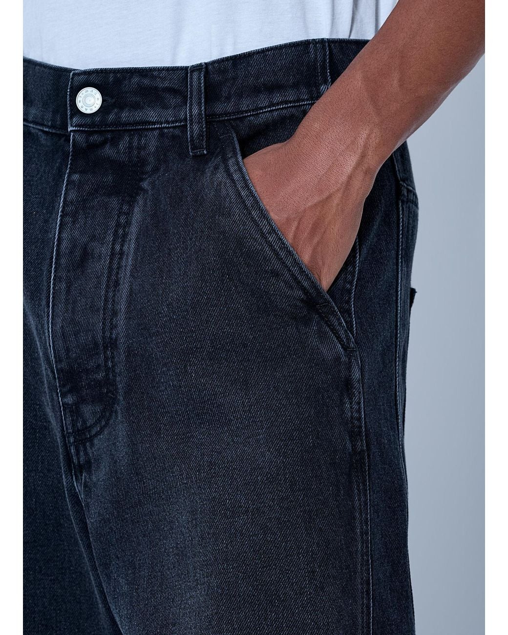 Marni Blue Denim Workwear Trousers for men