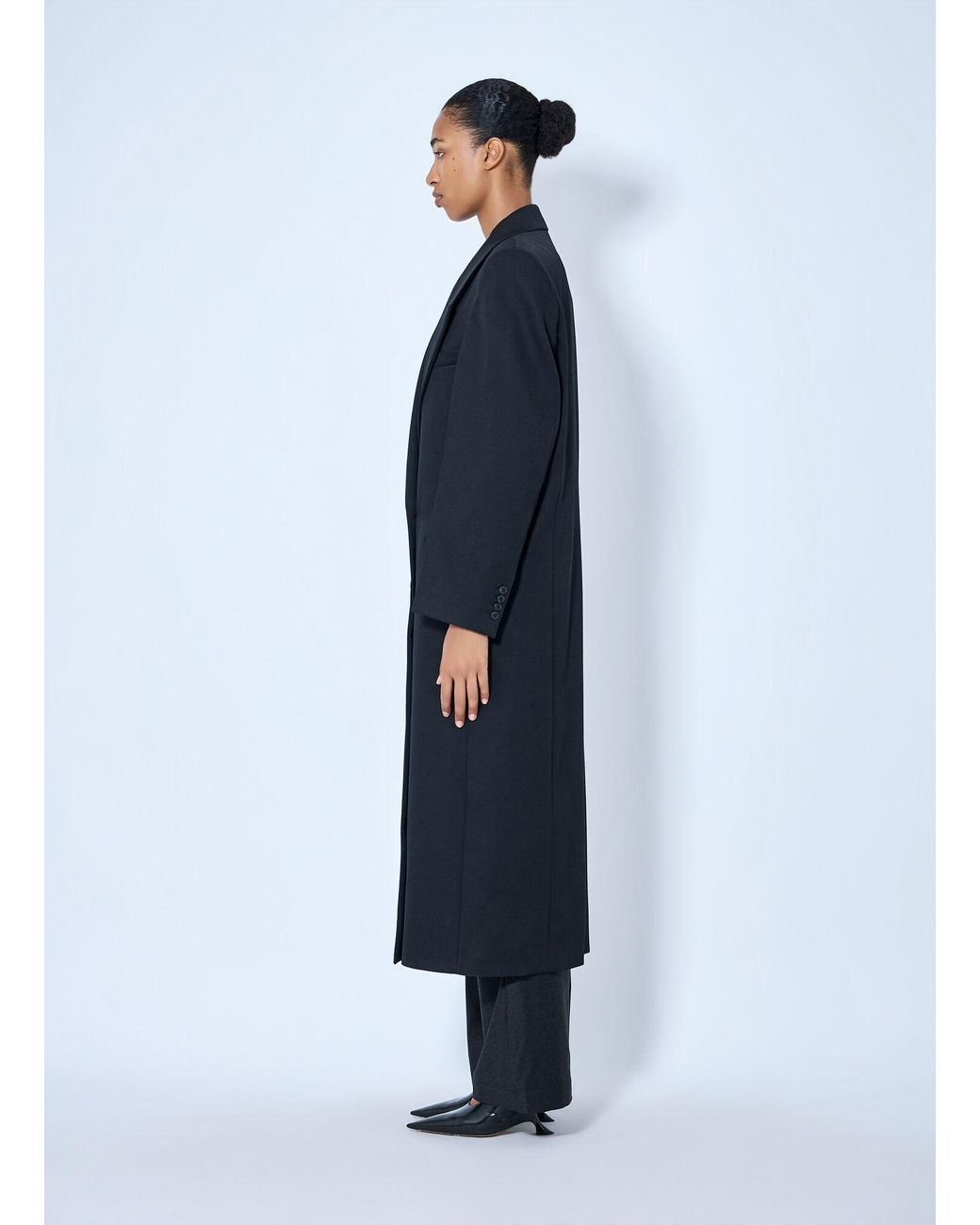 Rohe Blue Double Breasted Tailored Coat