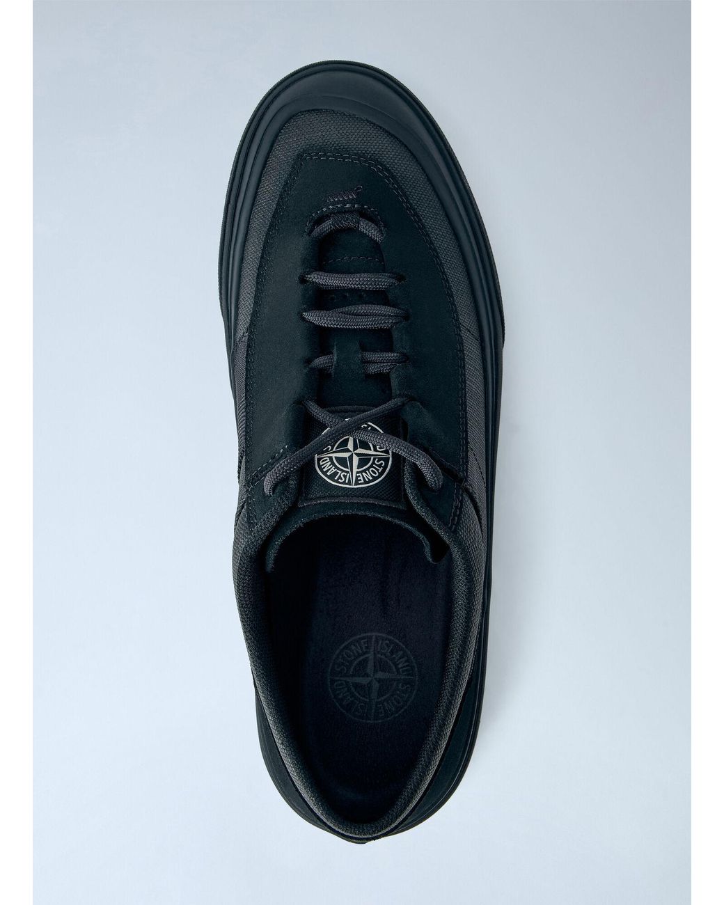 Stone Island Green Low Top Sneakers for men