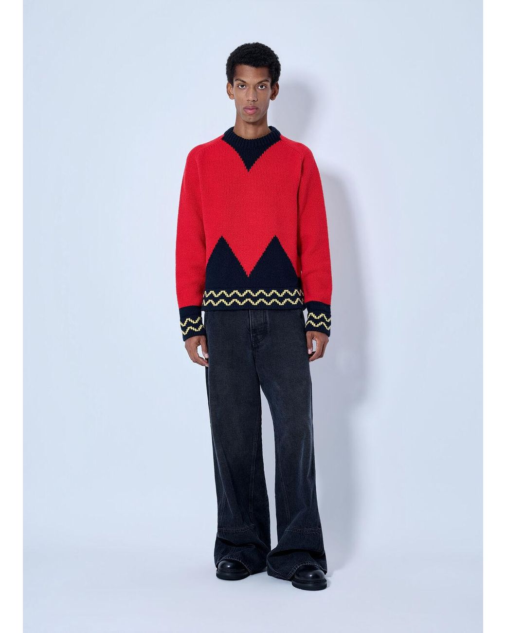 Marni Red Roundneck Sweater for men