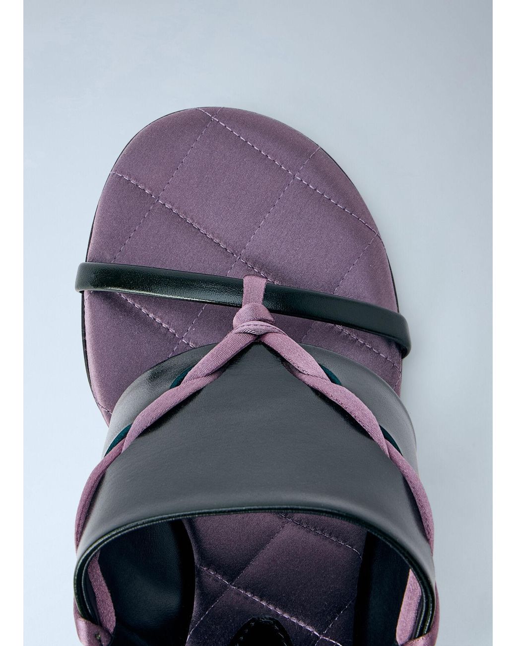 Dries Van Noten White Braided Strap Mules