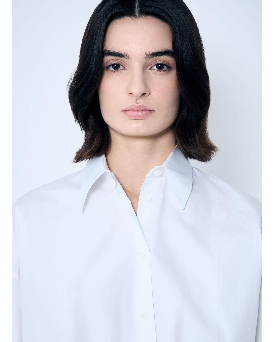 Prada White Drawstring Hem Shirt
