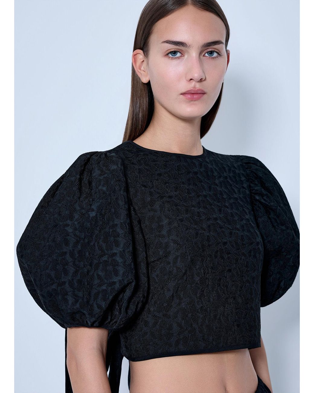 CECILIE BAHNSEN Blue Faris Top