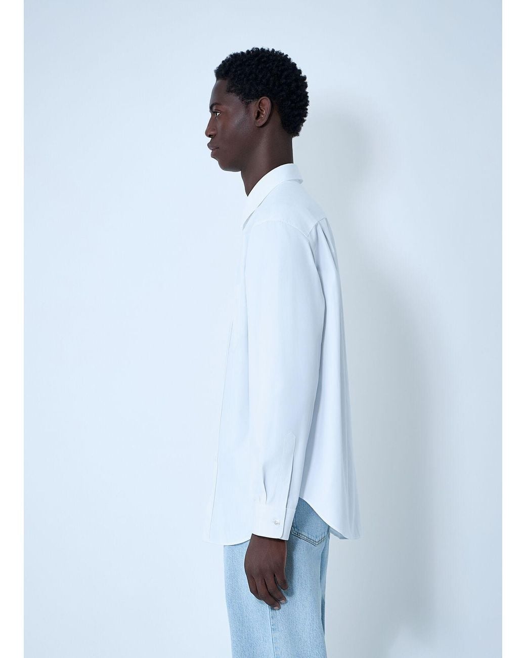 Gucci Blue Button-Down Shirt for men