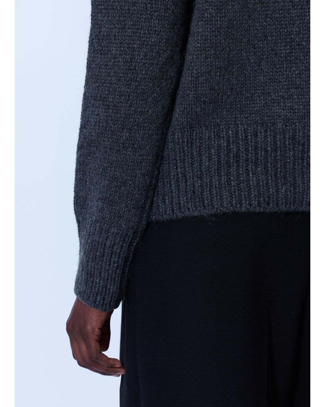 The Row Blue Pato Cashmere Sweater