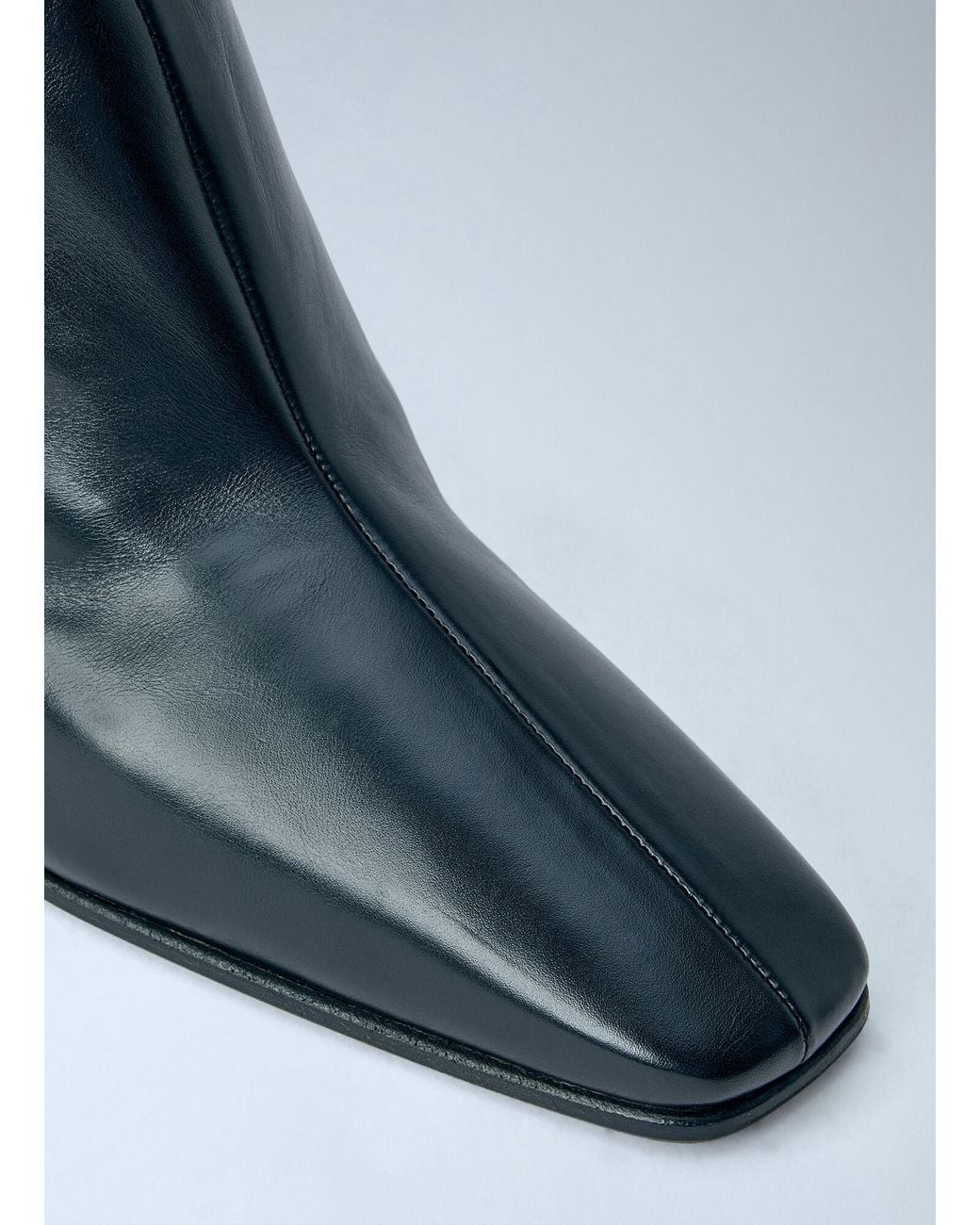 Prada Blue Leather Booties