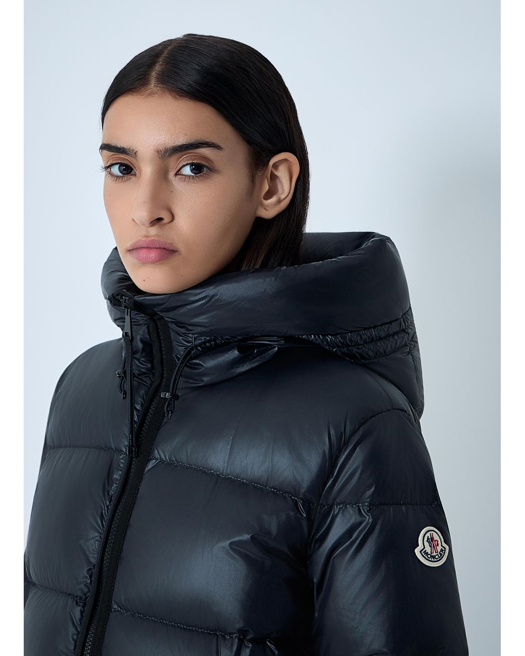Moncler Blue Serittes Short Parka