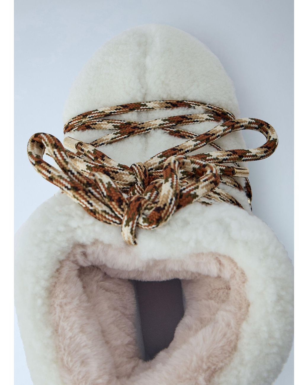 Moon Boot Blue Icon Low Shearling Boots