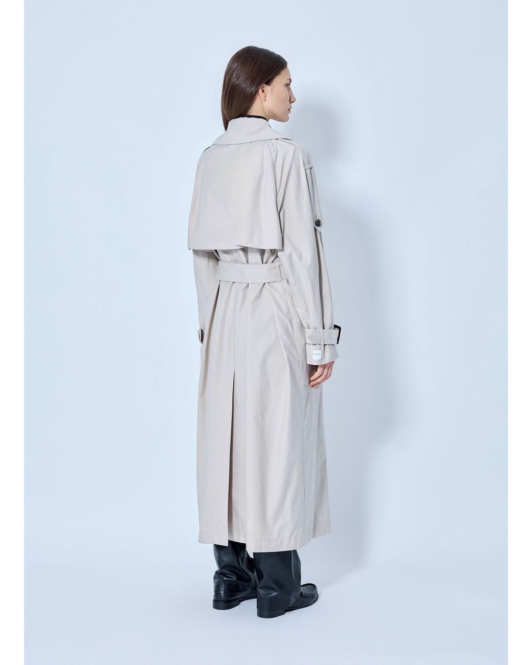 Max Mara Blue Classic Trench Coat